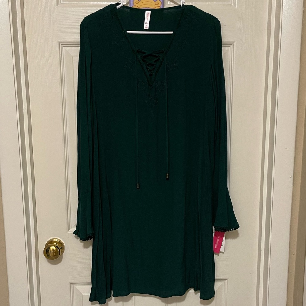 NWT Xhilaration green tunic dress